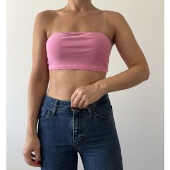 Boohoo rózsaszín top