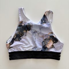 Shein mintás bikini felső