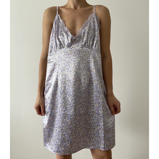 H&M virágos szatén ruha