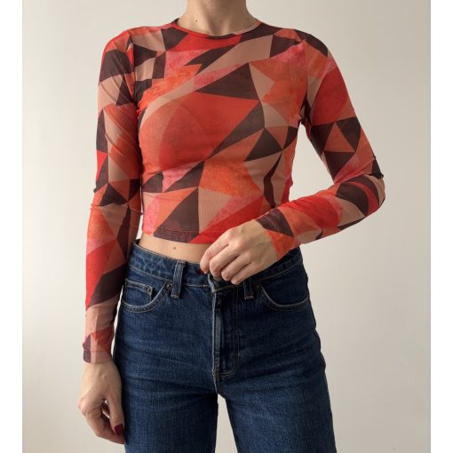 Shein mintás felső