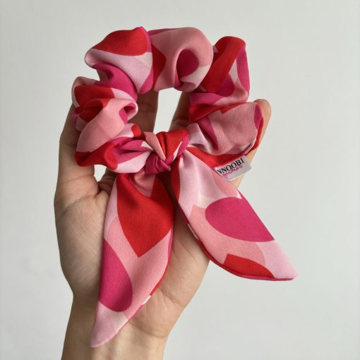 Pink heart scrunchie (Bunny)