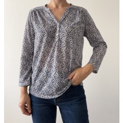 H&M kék virágos ing
