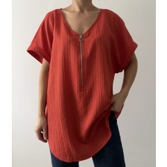 Shein narancssárga felső