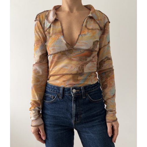 Prettylittlething mintás body