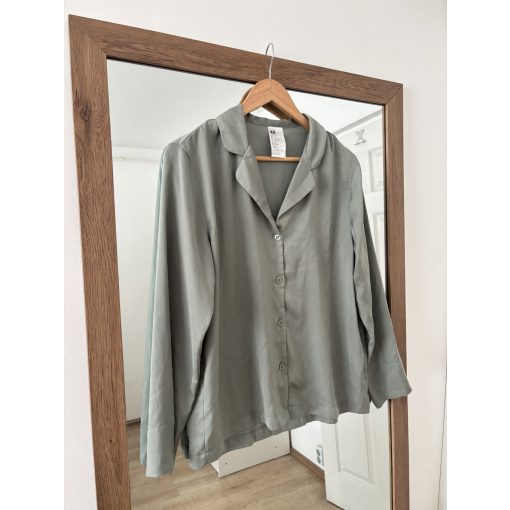 H&M khaki pizsama felső