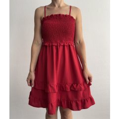 Shein bordó ruha