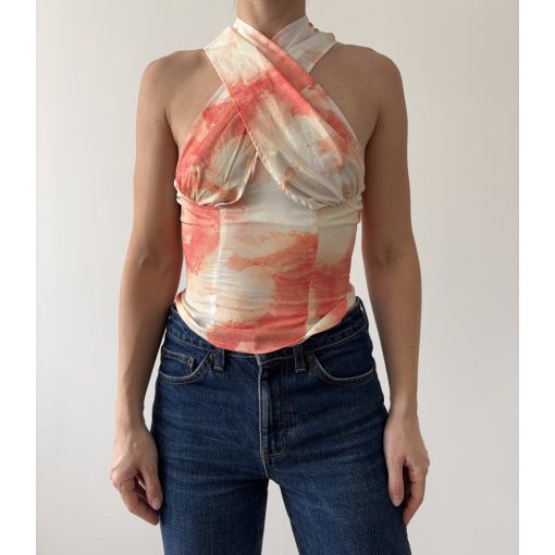 Prettylittlething mintás top