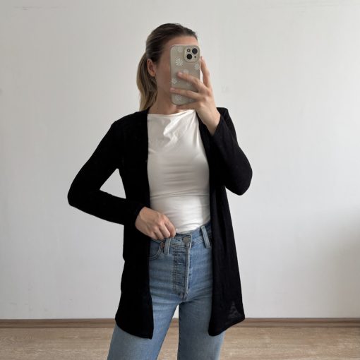 H&M fekete kardigán