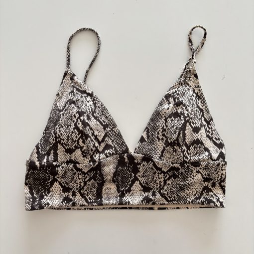 H&M kígyómintás bikini felső
