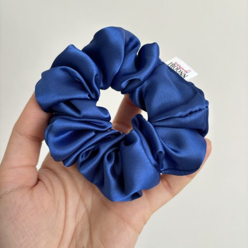 Navy blue scrunchie