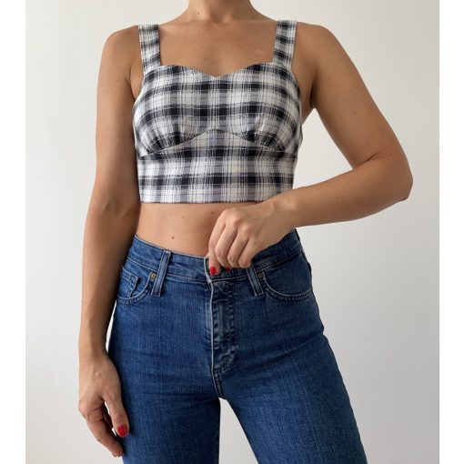 Primark kockás top