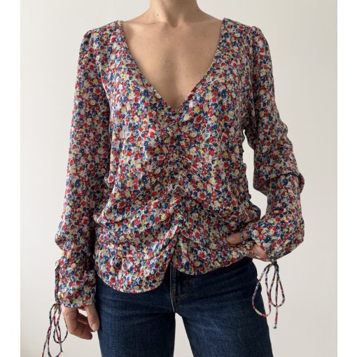 H&M színes virágos felső