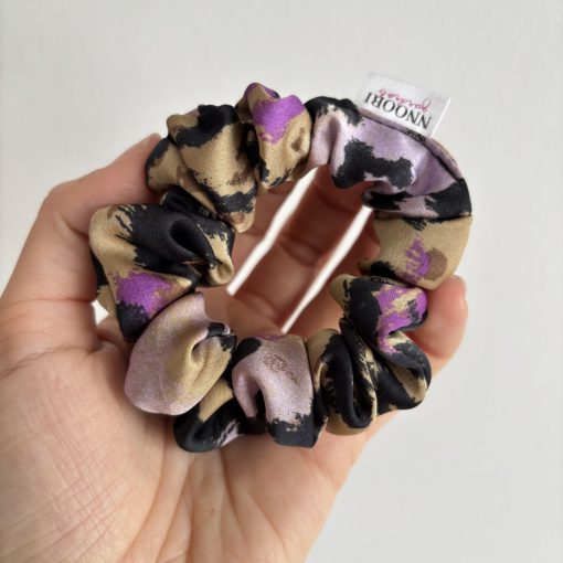 Lilac panther scrunchie (S)