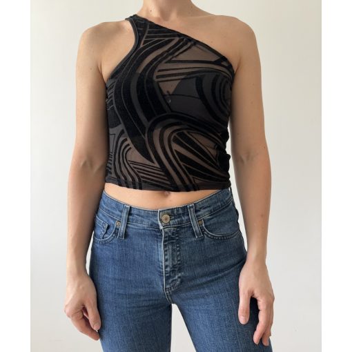 Prettylittlething fekete top