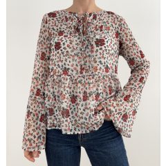 Stradivarius virágos felső