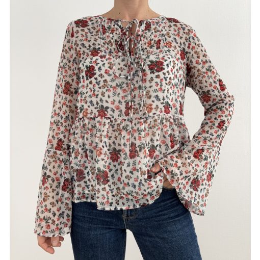 Stradivarius virágos felső