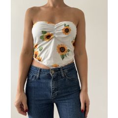 Shein virágos top