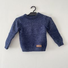 F&F kék kötött pulóver