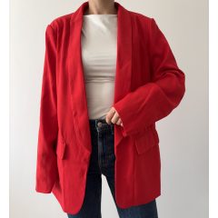 Shein piros blézer