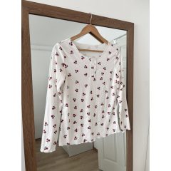 Cseresznyés pizsama felső