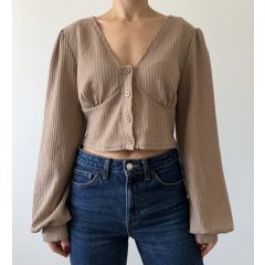 Shein barna felső