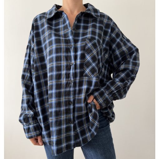 H&M kék kockás ing