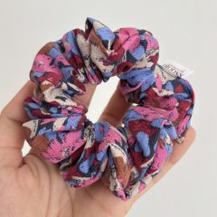 Autumn colorful scrunchie