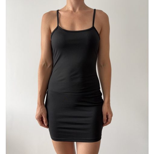 Shein fekete pántos ruha