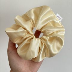 Light yellow scrunchie (L)