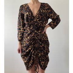 Zara barna mintás ruha