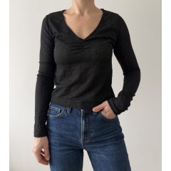 Stradivarius fekete felső