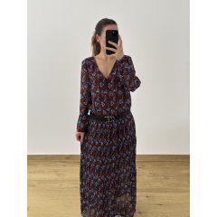 Sinsay barna virágos ruha