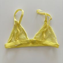 Sárga pöttyös soft bra