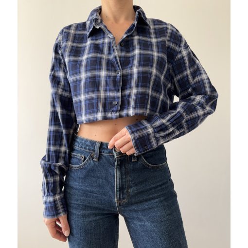 H&M kék kockás ing