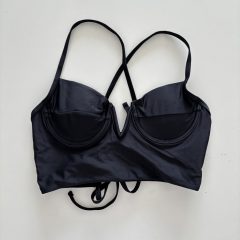 Zaful fekete bikini felső