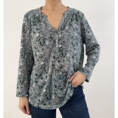 ÚJ H&M zöld virágos ing