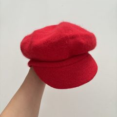 H&M piros gyapjú sapka