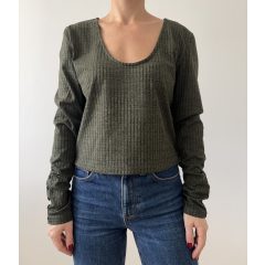 Oasis sötétzöld felső