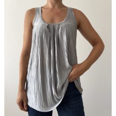 H&M ezüst top