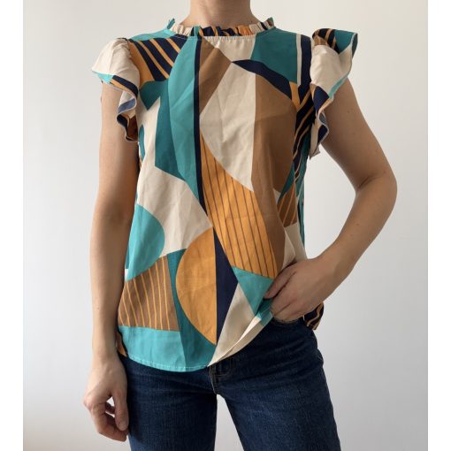 Shein mintás felső