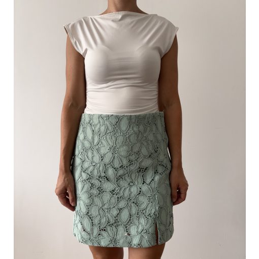 H&M zöld csipke szoknya