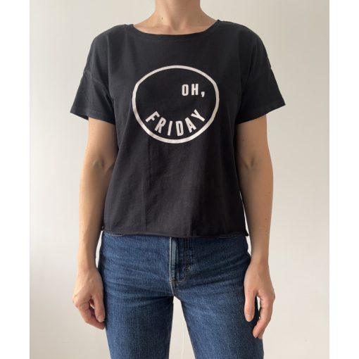Pull&Bear fekete póló
