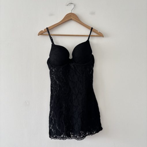 H&M fekete csipke neglizsé