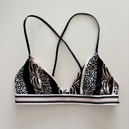 H&M mintás bikini felső