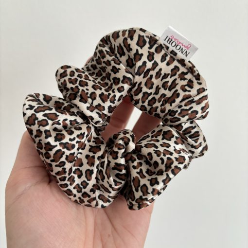 Cheetah scrunchie