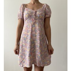 Primark rózsaszín virágos ruha