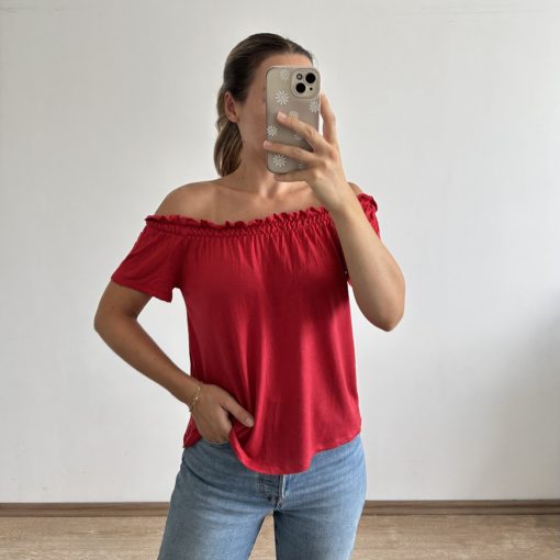Primark piros felső
