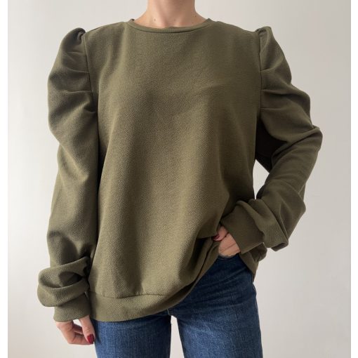 Shein khaki felső