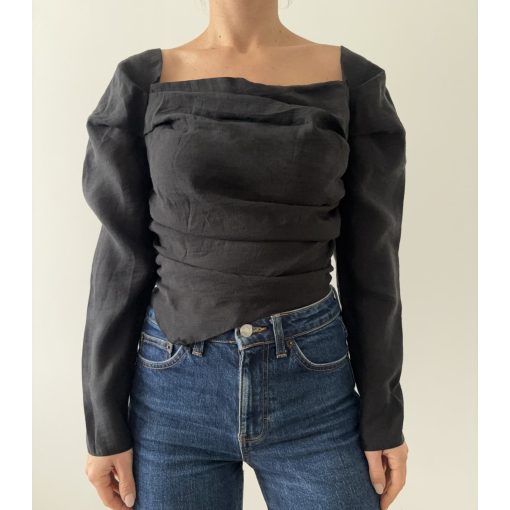 ÚJ Topshop fekete felső