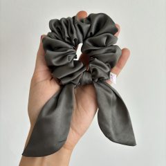 Khaki matt scrunchie (Bunny)